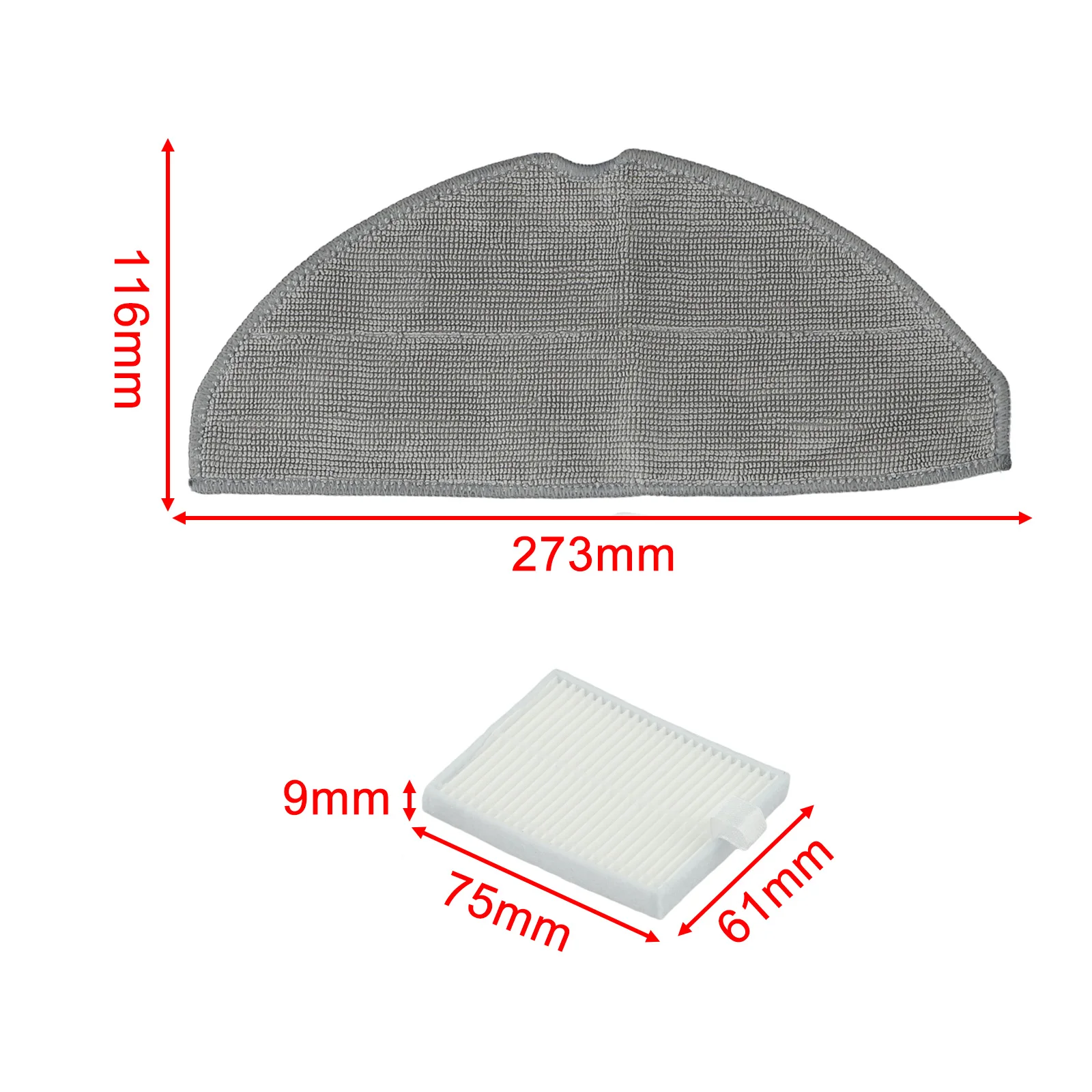 

Полный комплект фильтра для чистящего раствора и накладок для швабры для серии Conga 7490, включая для XTreme и Genesis