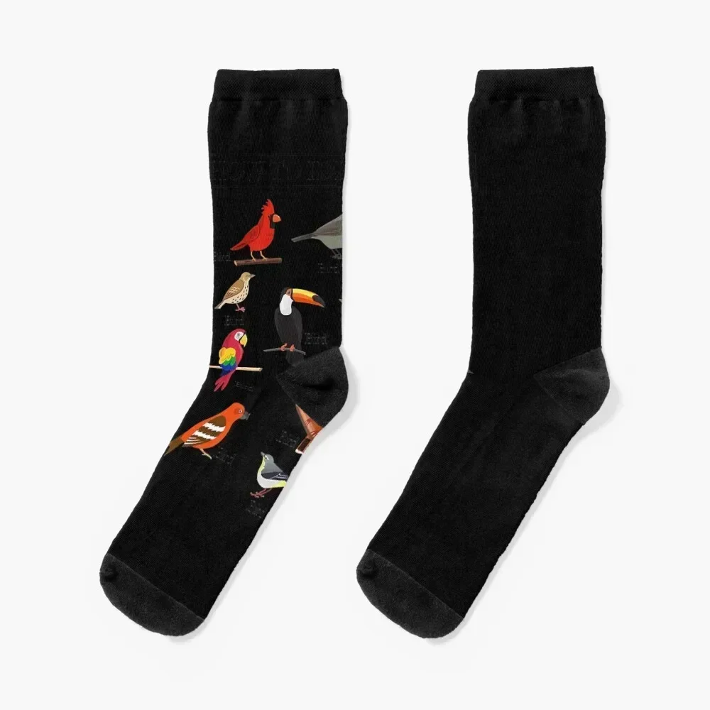 

How To Identify A Bird Funny Birdwatcher Birdwatching Lover . Socks winter Rugby Soccer Socks Man Women's