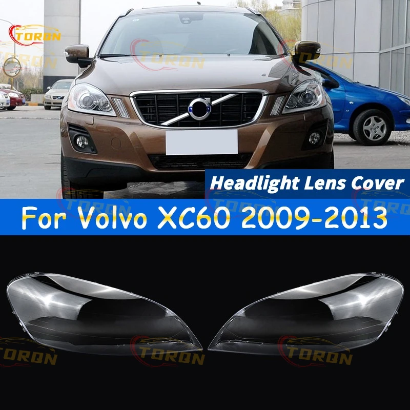 

For Volvo XC60 2009 2010 2011 2012 2013 Car Headlight Cover cap Headlamp Shade Head Lamp headlight lamp cover car accessories