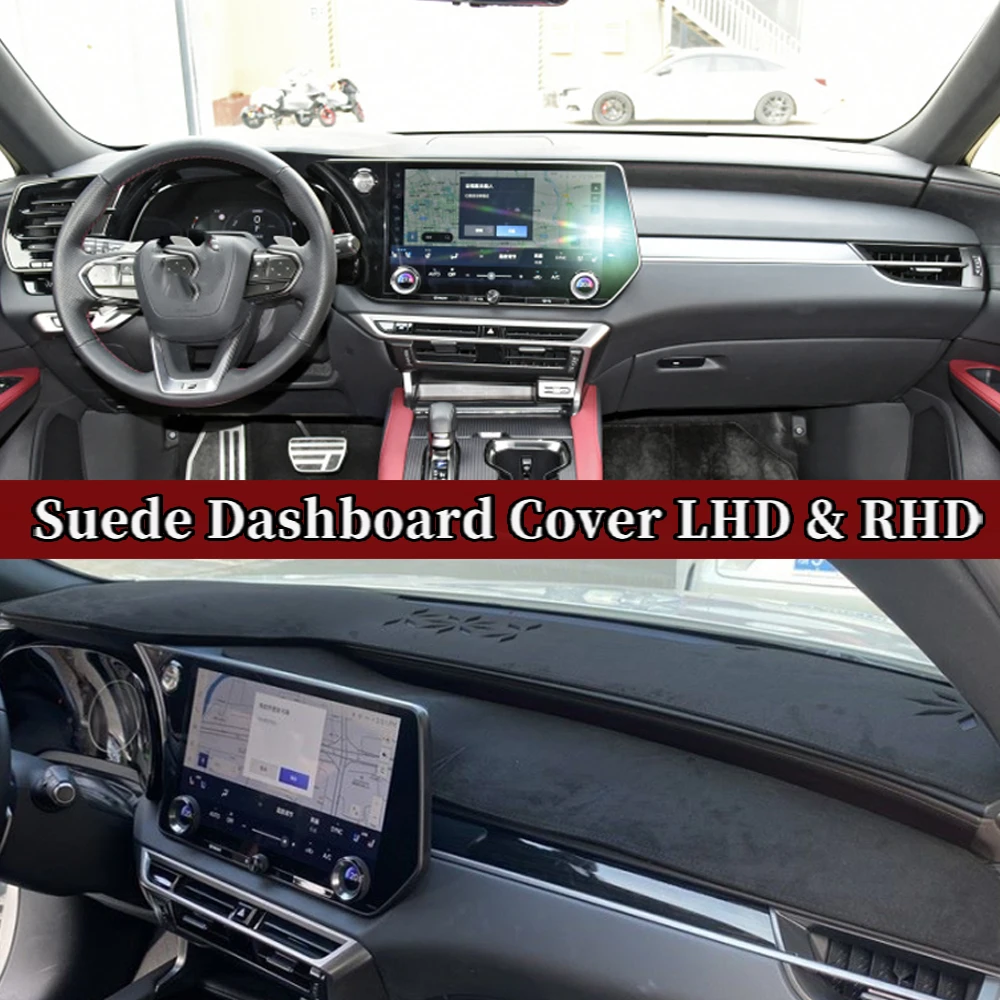 

Автомобильный Стайлинг, замшевый кожаный коврик для приборной панели, чехол для приборной панели, аксессуары для Lexus UX 250H 260H 2023 2024 2025 UX250H UX260H 250H