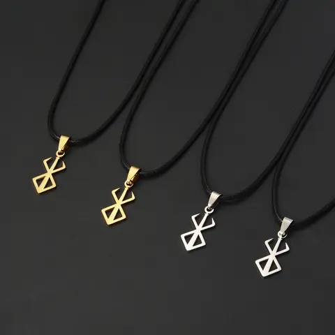 스테인레스 스틸 광포 한 목걸이 칼 로고 펜던트 초커 노르웨이 바이킹 신화의 미친 전사 남자 장식품 선물