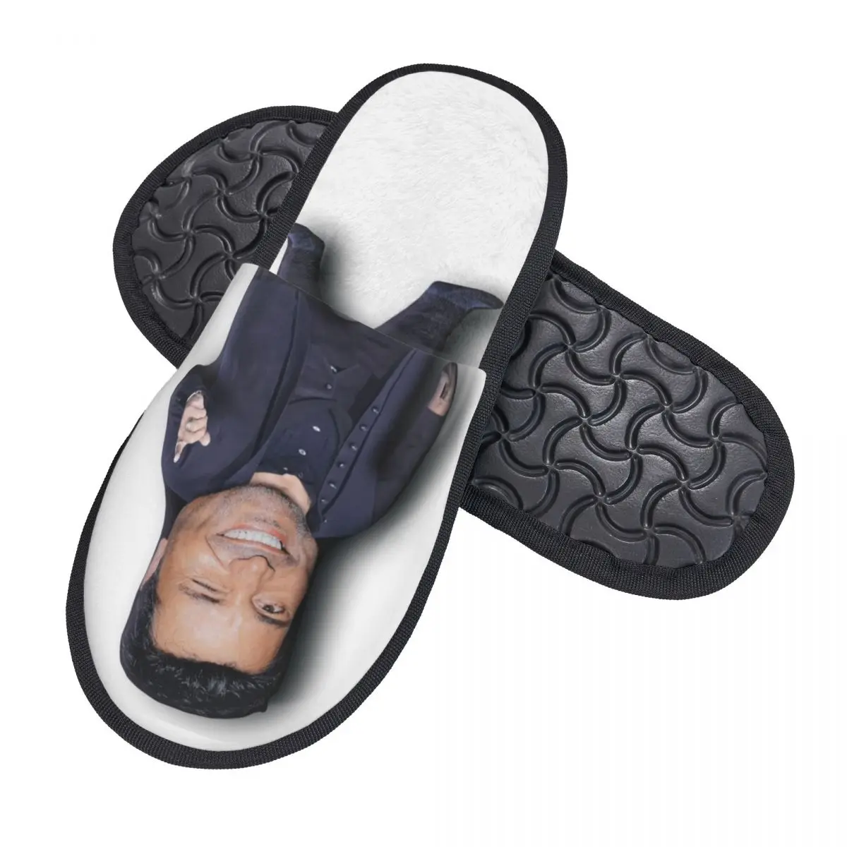 Pantoufles personnalisées Chayanne Chiquito Meme House pour femmes, confortables, mousse à mémoire de forme, musique, chanteur, sans lacet, chaussures de spa