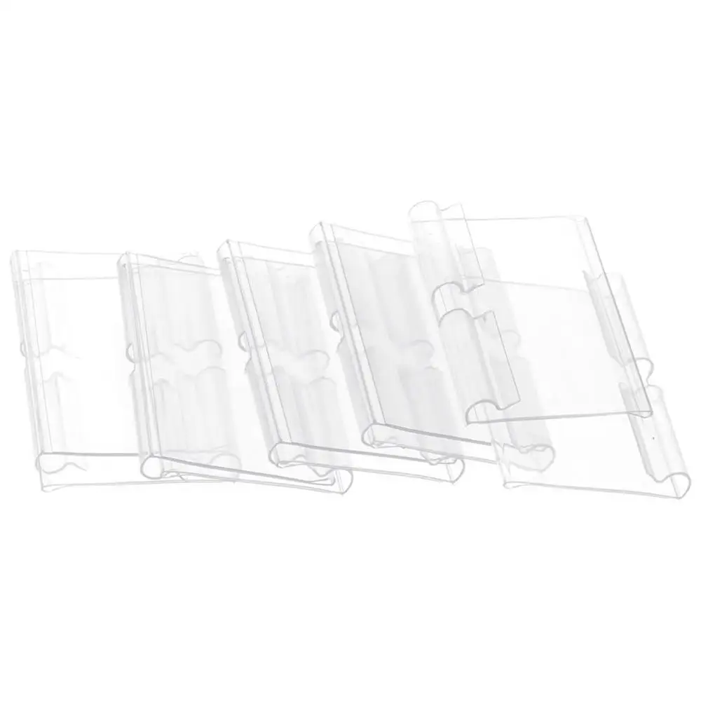 

Shopping Mall Plastic Plastic Label Holders Reusable Clip On Ticket Display Holder Merchandise Sign Display Holder Shop