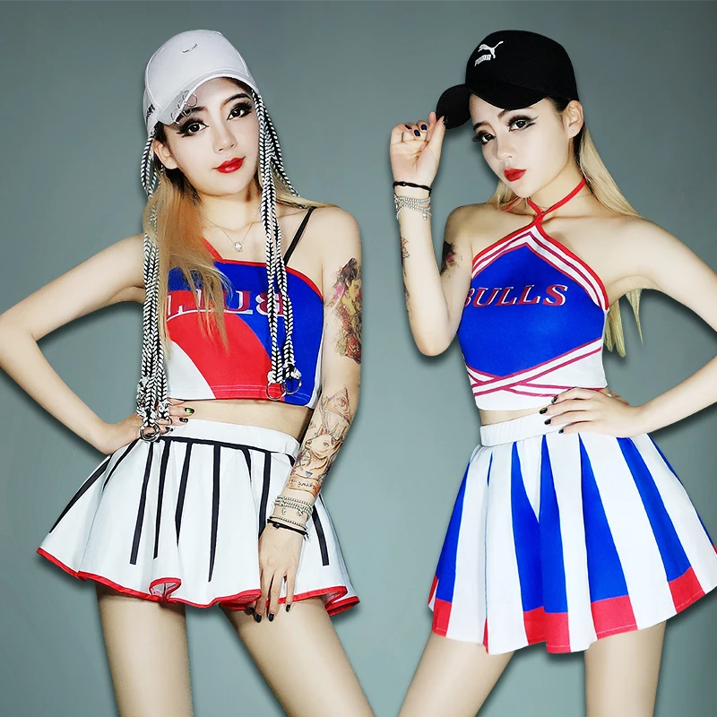 Vestito da performance sexy da cheerle Set da donna Costume da ballo Fooall Babes Cetition orm Abbigliamento da palcoscenico per riunioni annuali