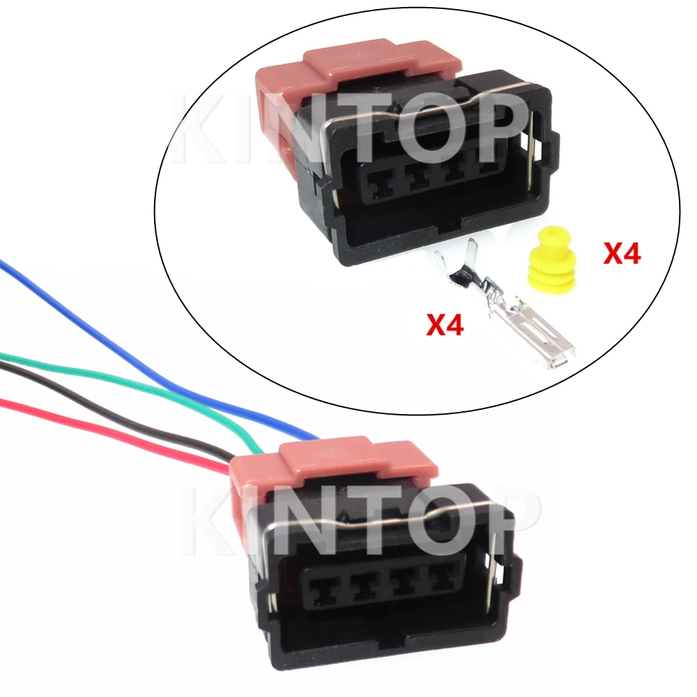 1 Set 4 Pins Auto Waterproof Connector PB185-04326 Car Throttle Position Sensor Wire Harness Socket AC Assembly For Mitsubishi