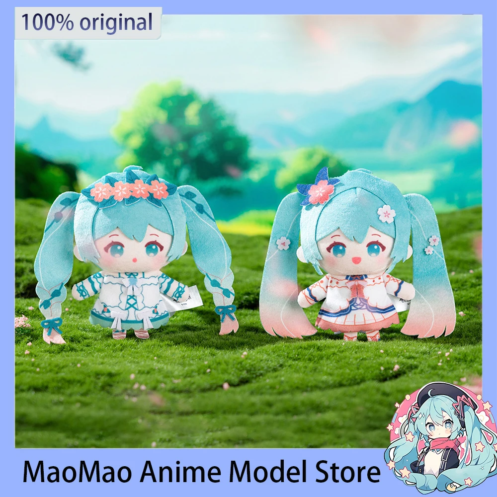 

Оригинальный плюшевый брелок-кукла Хацунэ Мику 9 см, кавайный аниме-аксессуар, коллекционная игрушка, мультяшный подарок для детей