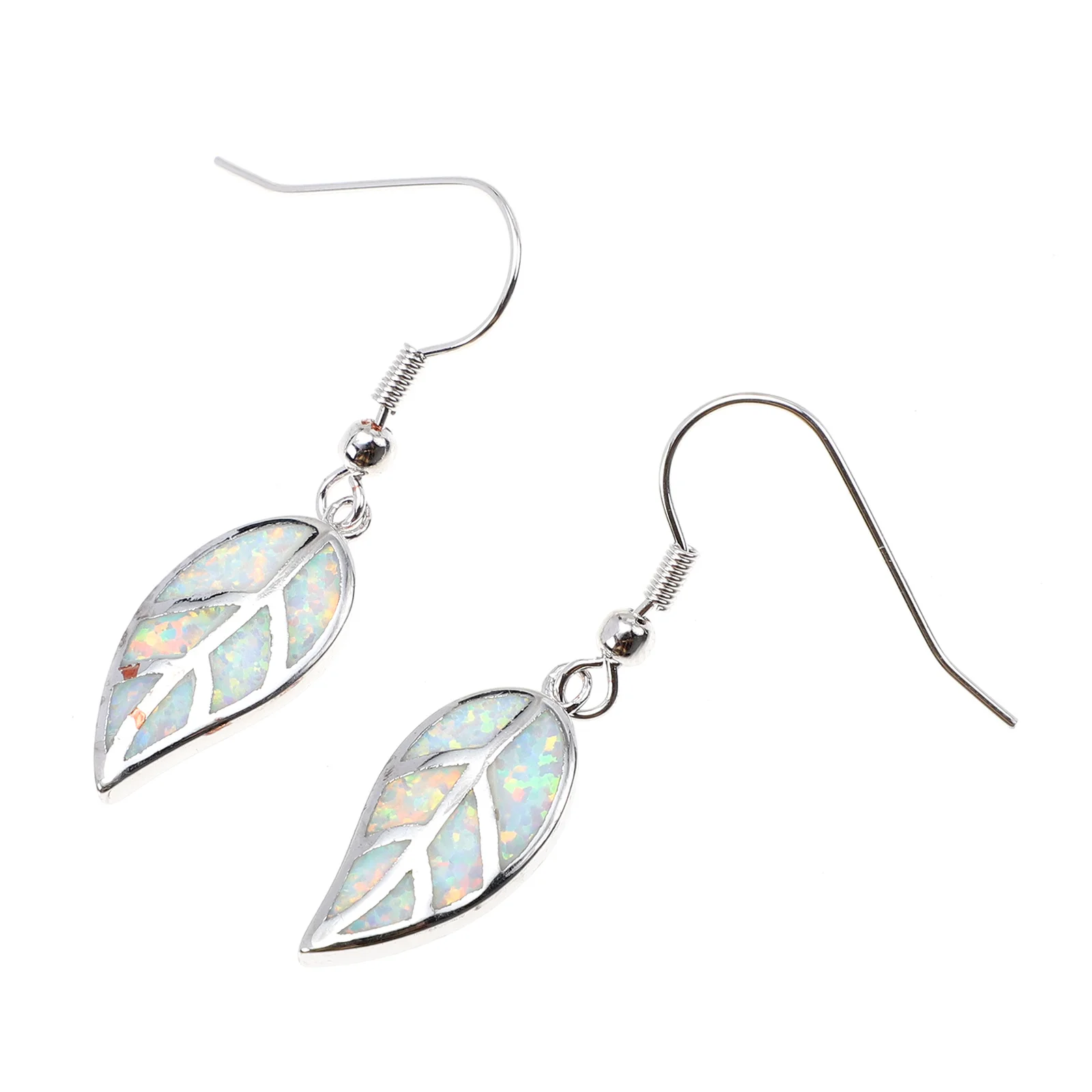 

Maple Leaf Earrings Eye Catching Asymmetrical Opal Drop Women Girls Teens Fashion Jewelry Birthday Christmas Gift Safe Durable