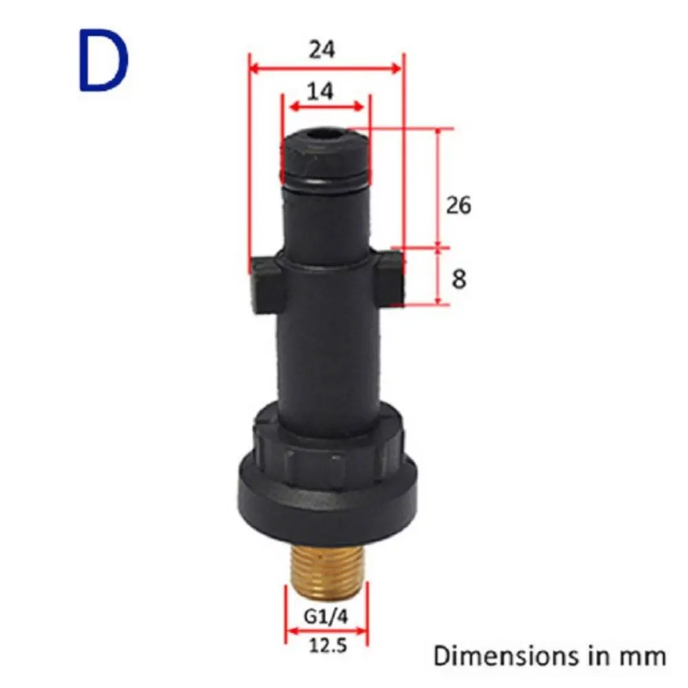 Fitting for Karcher Snow Foam Foam Generator Quick Connector External Thread Adapter Pressure Washer Spray Torch Nozzle