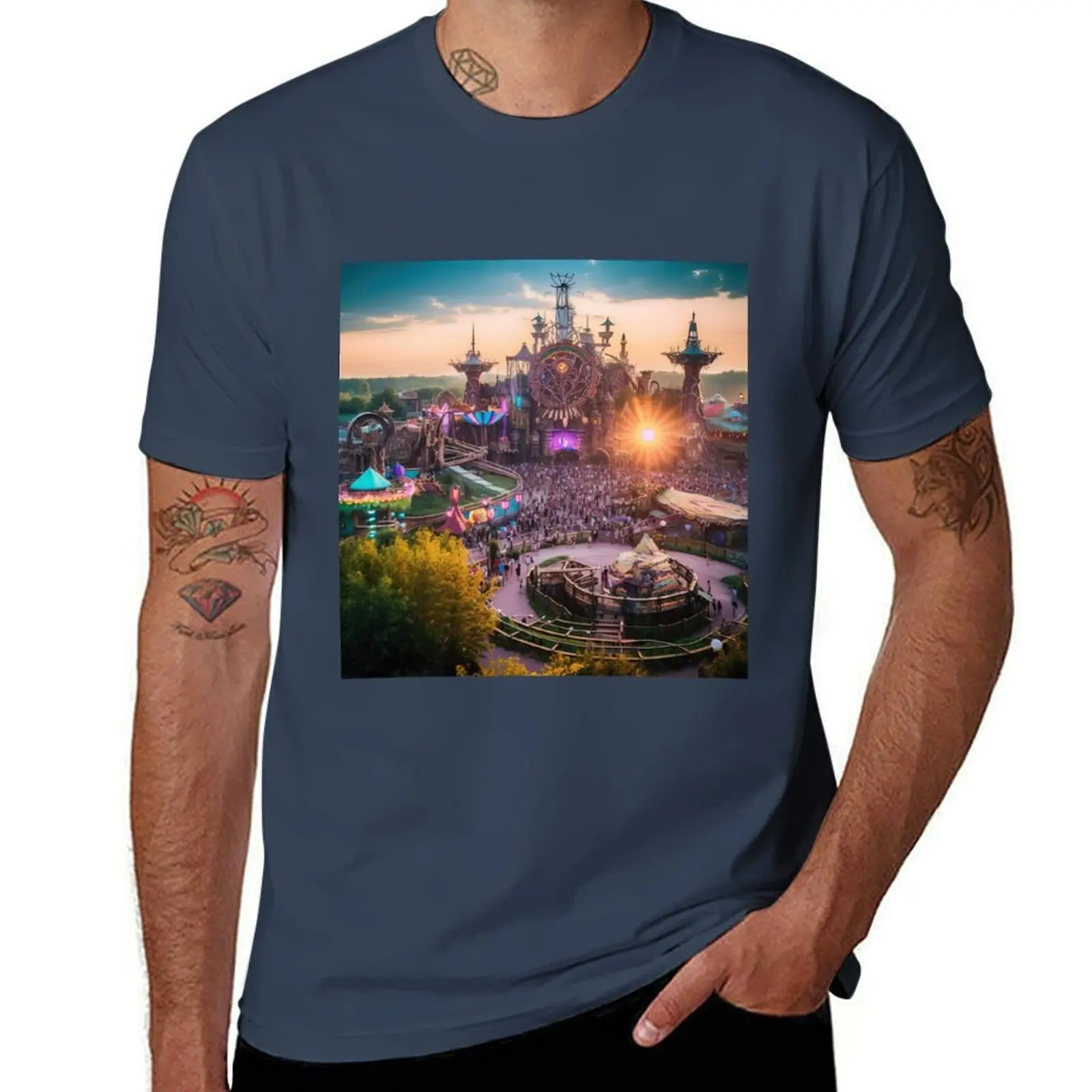 

Tomorrowland Festival T-Shirt man clothes graphics sweat shirts, men