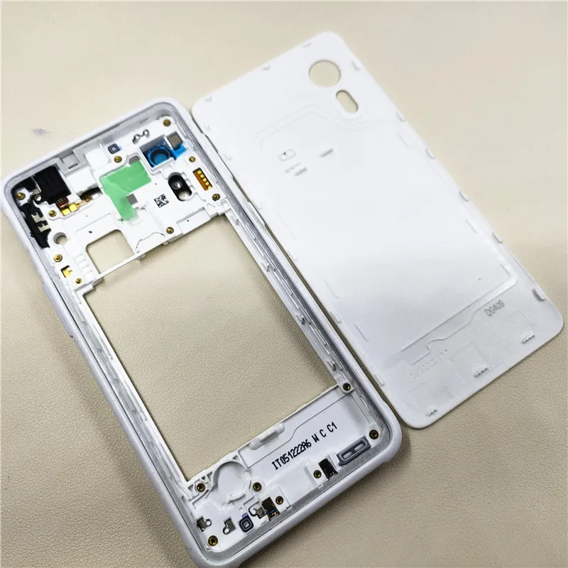 A+++ Full Housing For Samsung Galaxy Xcover 5 G525 G525F Middle Frame+Battery Cover Back Rear Door Housing Case With Camera Lens