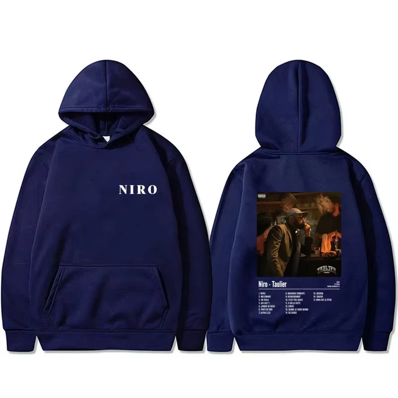

Rapper Niro Taulier Album Hoodie Unisex Hip Hop Pop Music Streetwear Men Women Fashion Oversized Fleece Cotton Pullover Hoodies