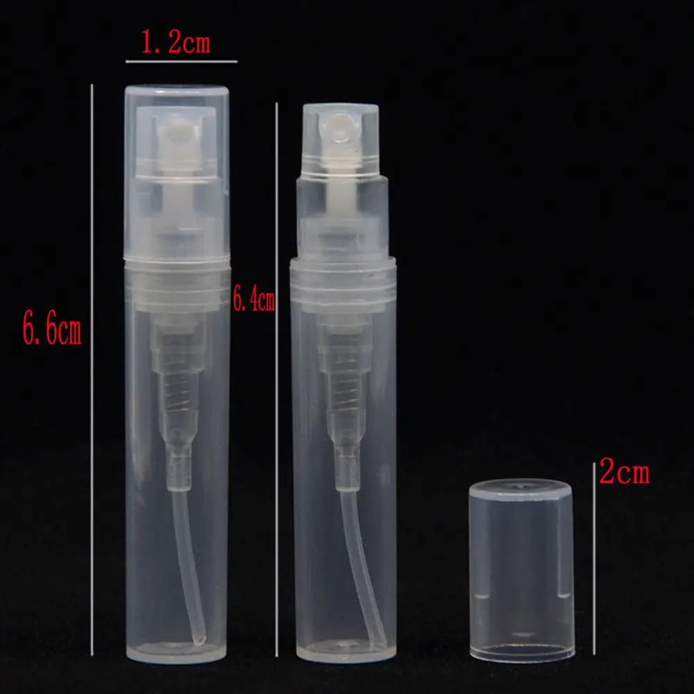 Protable Empty Plastic Cosmetics Bottle Sample Bottles Clear Spray Bottle Atomizer Bottles Refillable Bottles Perfume Bottle