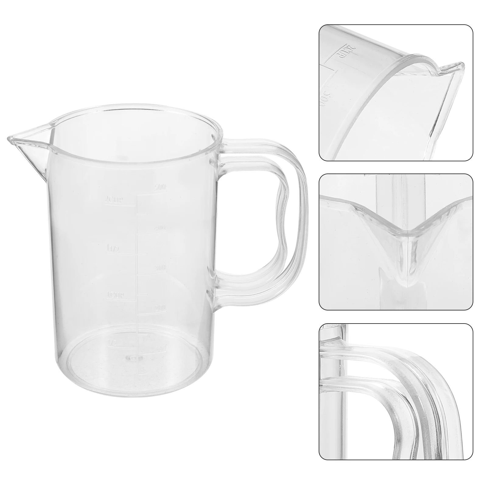 

Large Capacity Measuring Cup With Scale Clear Graduated Cup For Baking Cooking Mixing Egg Milk Heat Resistant