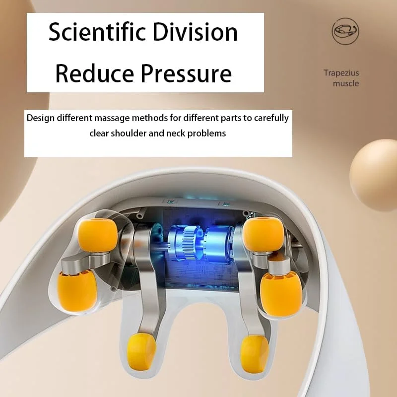 

Neck And Shoulder Massager Back Heating Kneading Massage Pillow For Relieving Leg Muscle Pain