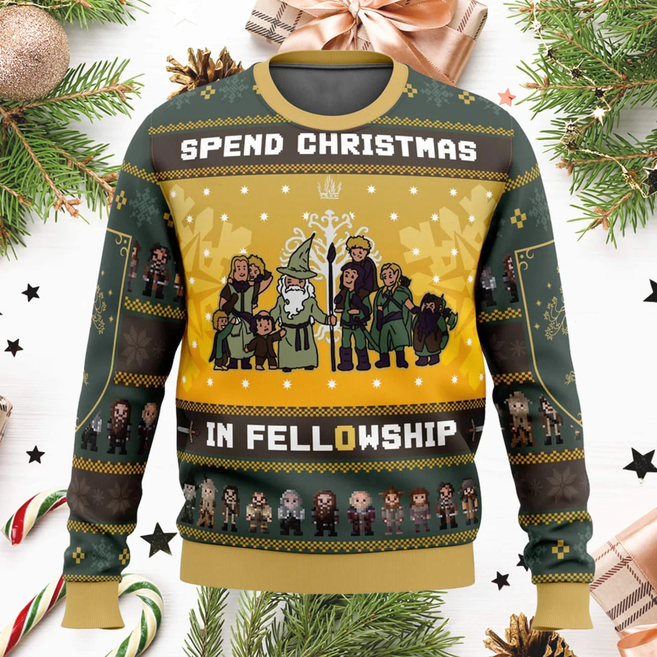 Lord of the Rings Filthy Hobitses Ugly Christmas pullover Cartoon Anime Women Men Pullover Tops Fashion Couple Sweatshirt