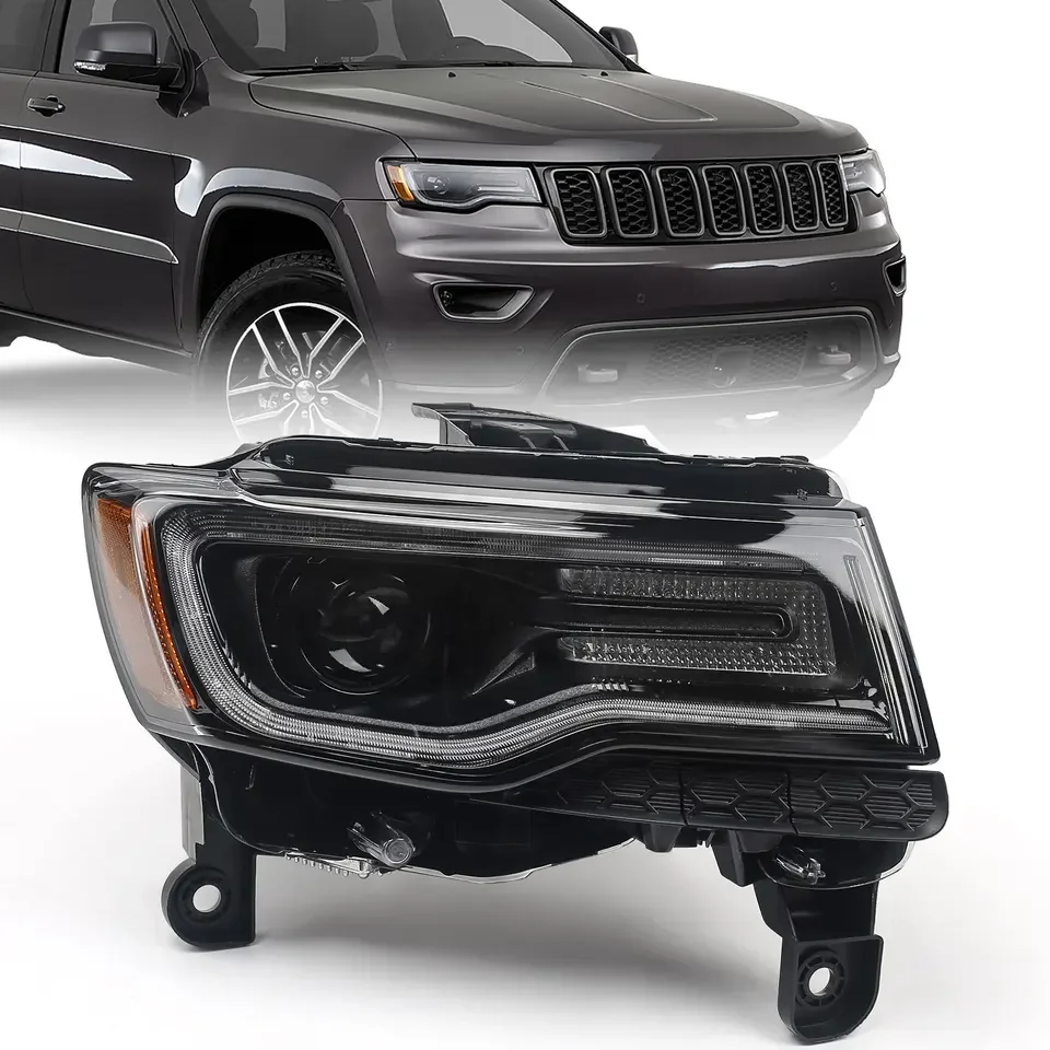 American Specification Headlamp Auto Lighting System Front HID Headlight For Jeep Grand Cherokee 2017-2020