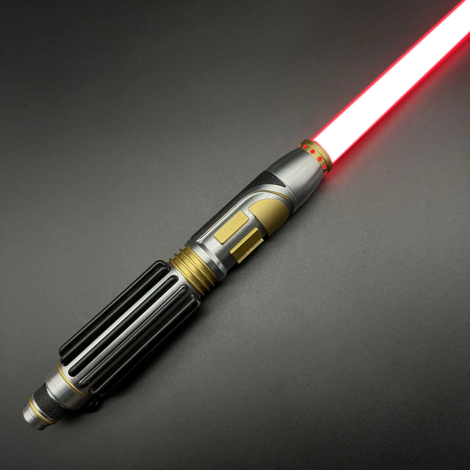 

Mace Windu Lightsaber Laser Sword Proffie2.2 Board Heavy Duel Lock Up LED Strip Pixel Soundboard light swords for kids