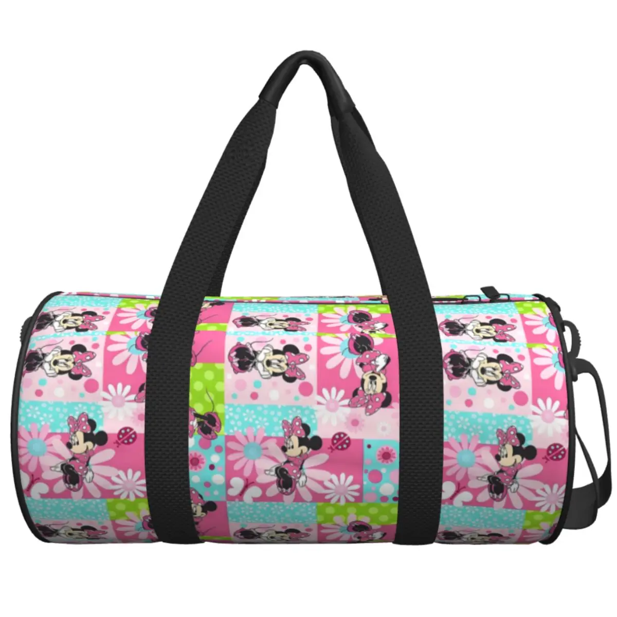 

Дорожная сумка Минни Маус с цветочным принтом Спортивная сумка Оксфорд Спортивные сумки Большая вместительная сумка для плавания Сумка для фитнеса для мужчин и женщин