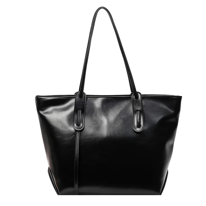 

Simple Vintage Fashionable Messenger Crossbody Bag For Women Elegant Leather Diaper Bag Minimalist Designer Large Capacity Tote