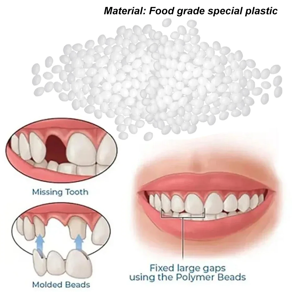 100g ฟันชั่วคราวซ่อมฟันและช่องว่าง FalseTeeth กาวแข็งกาวฟันปลอมฟันไวท์เทนนิ่งบรรจุหัก Fangs ฮาโลวีน