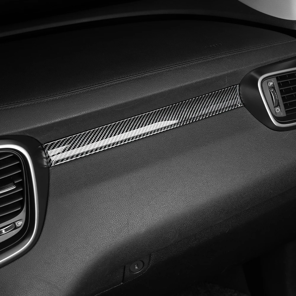 Für Kia Sorento 2014-2020 Carbon-Faser Mittelkonsole Lüftungsabdeckung Instrumententafel-Verkleidung Auto-Innendekor Zubehör LHD – Detail 23