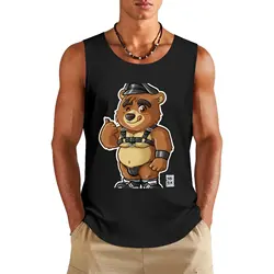 KINKY CUB - BEARZOO SERIES Tank Top gym clothes men fitness clothing for men