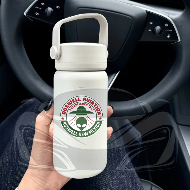 1 قطعة الخطوط الجوية روزويل المؤسسة 1947 ملصقات ، روزويل نيو المكسيك الغريبة UFO ملصقات الوفير #3