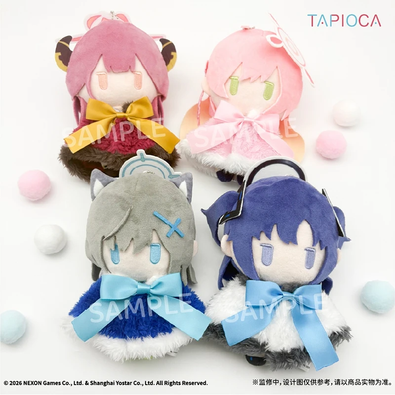 Action Peripheral Official Cloak Plush Doll Nunu Game Blue Archive Sunaookami Shiroko Rikuhachima Aru Cute Pendants Kids Gifts