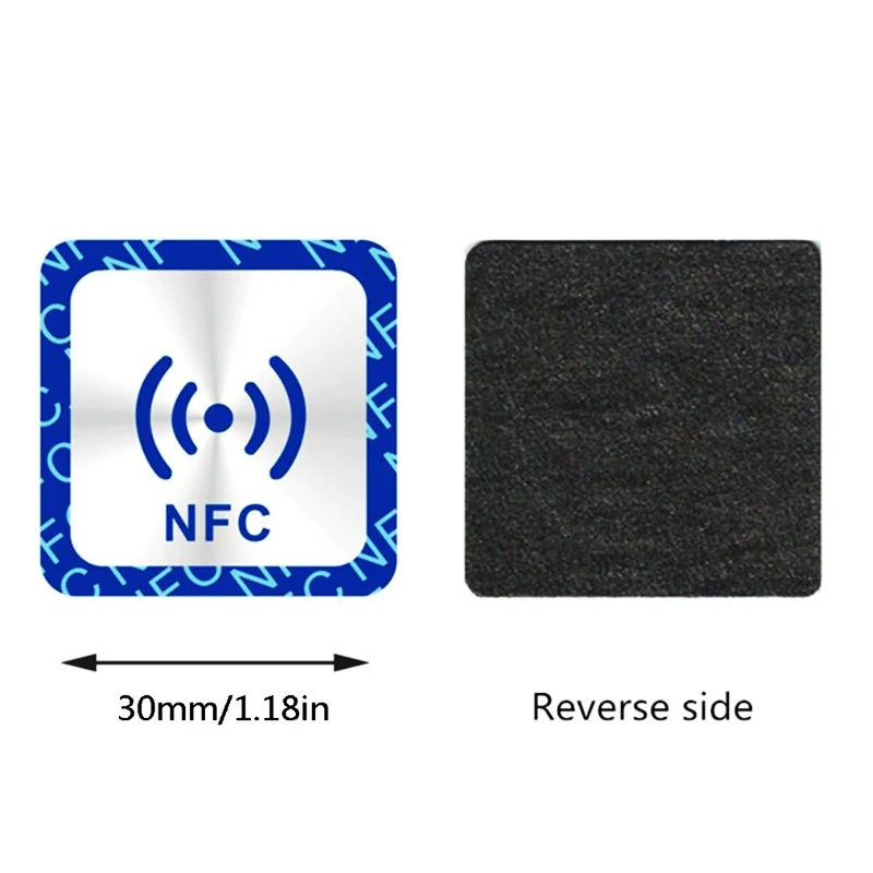 5/10/50pcs 30mm NFC Stickers ISO14443A Anti Metal Sticker 13.56MHz NTAG 213 Universal Label RFID Tags for All NFC Phones