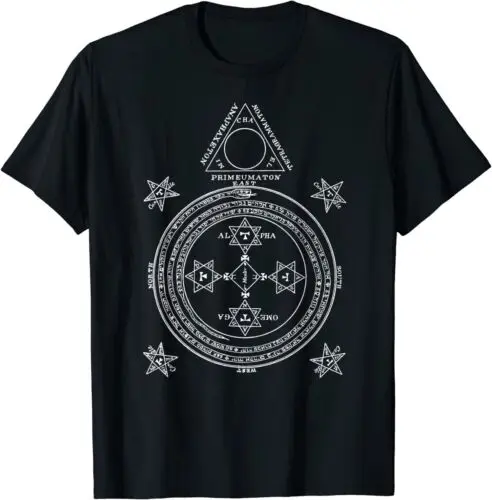 NEW LIMITED The Magical Circle of King Solomon Sigil T-Shirt