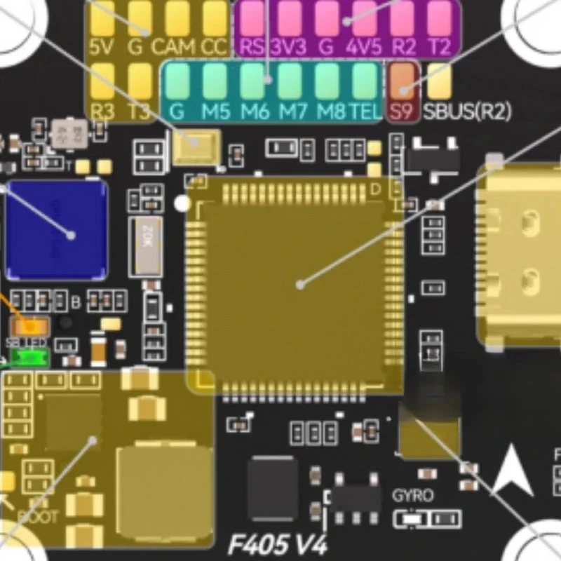 F405 V4 55A 30x30 tower crossing machine far-sailing Huafei Bluetooth parameter adjustment