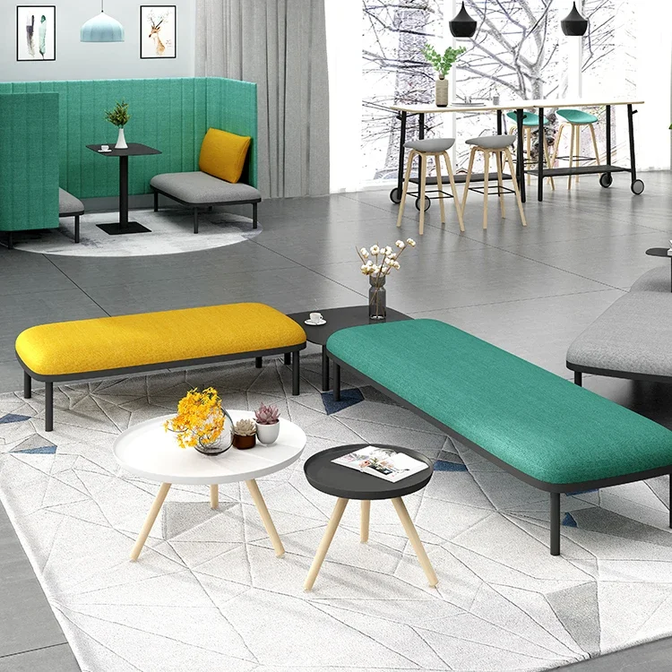 Nordic Modern Manufacturers L Shaped Couch Corner Modular Sectional Office Sofa Set Furniture