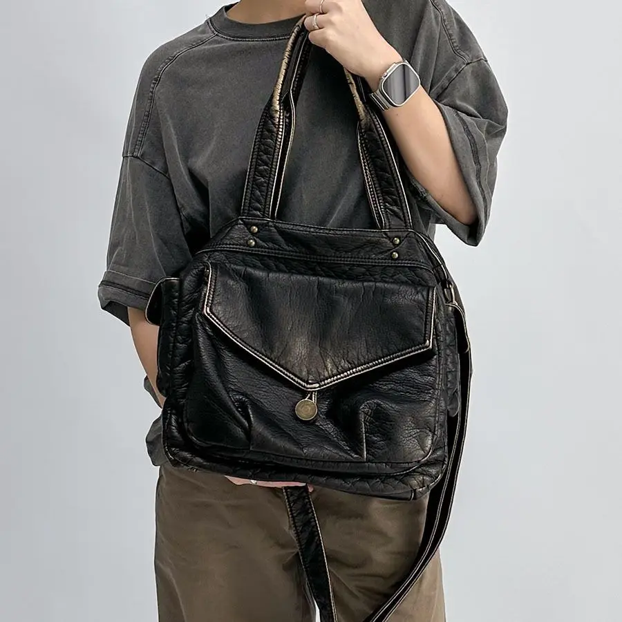 Markowe torebki damskie torebki o dużej pojemności Pu skórzana torba Crossbody z długimi paskami torebki damskie z brązu