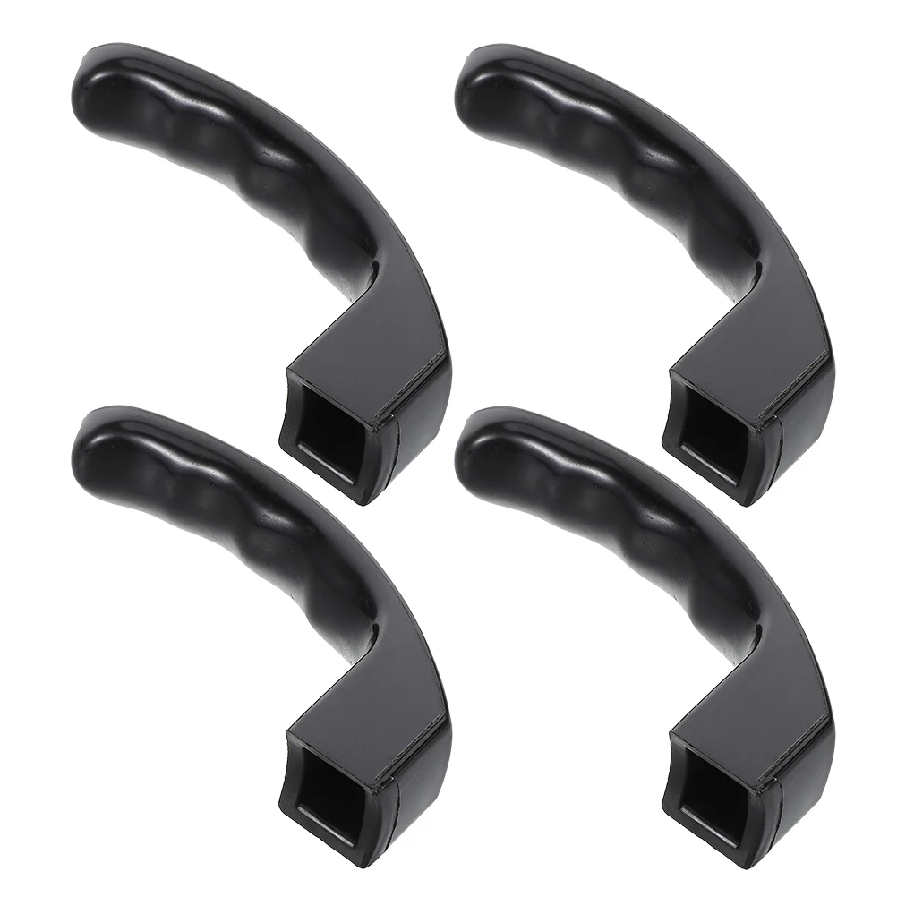 

4 Pcs Glass Pot Handle Anti Scald Cookware Handles Coffee Kettle Replacement Black Detachable for Pots