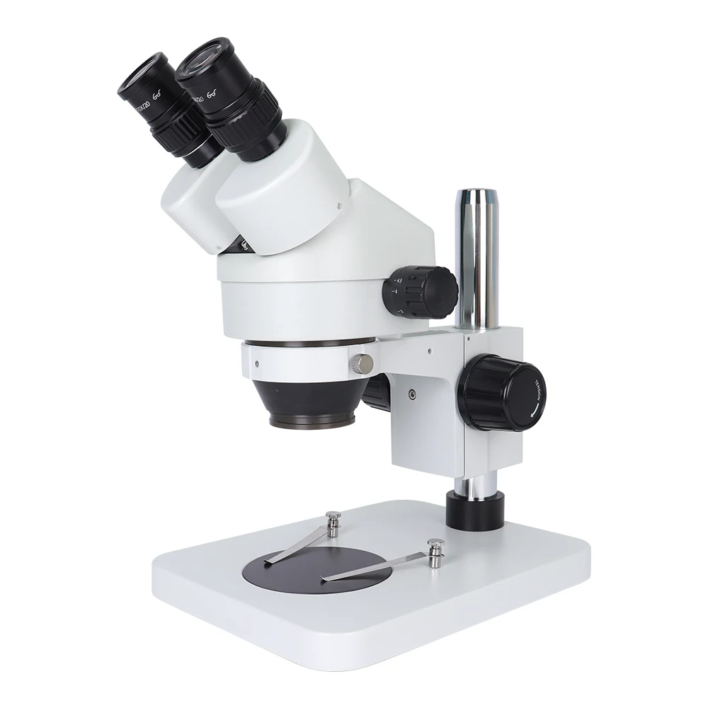 SANQTID 7X 45X Industrial Optical Stereo Microscope Binocular PCB Soldering Jewelry Identification Magnification Microscope