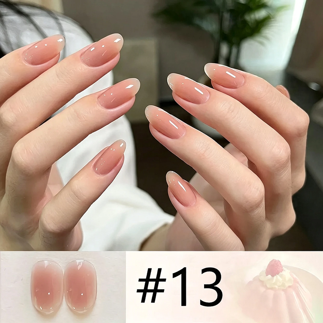 2026 Beliebter Icy Jelly Nagelgel-Lack, Makronen-Pastellfarbenes Transparentes Nagelgel, Cremige Textur, Aushärtbares UV-Gel für Nagelstudios – Detail 14