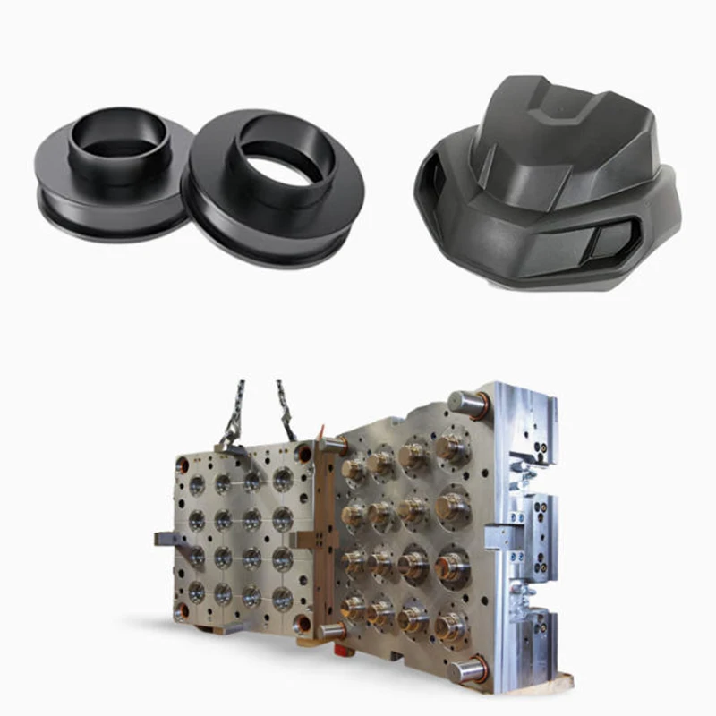 

High Quality Automatic Injection Molding Machine Custom High-Quality Steel Injection Molds for Various Black plastic Components