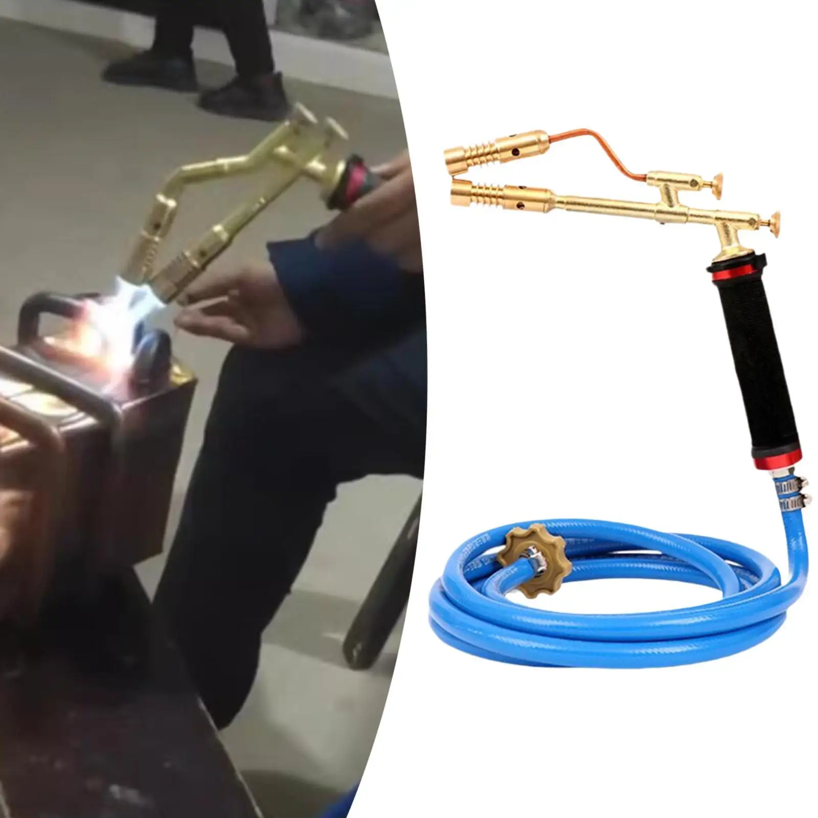 

Liquefied Propane Welding Torch Head Soldering Torch for Cooking Barbecue