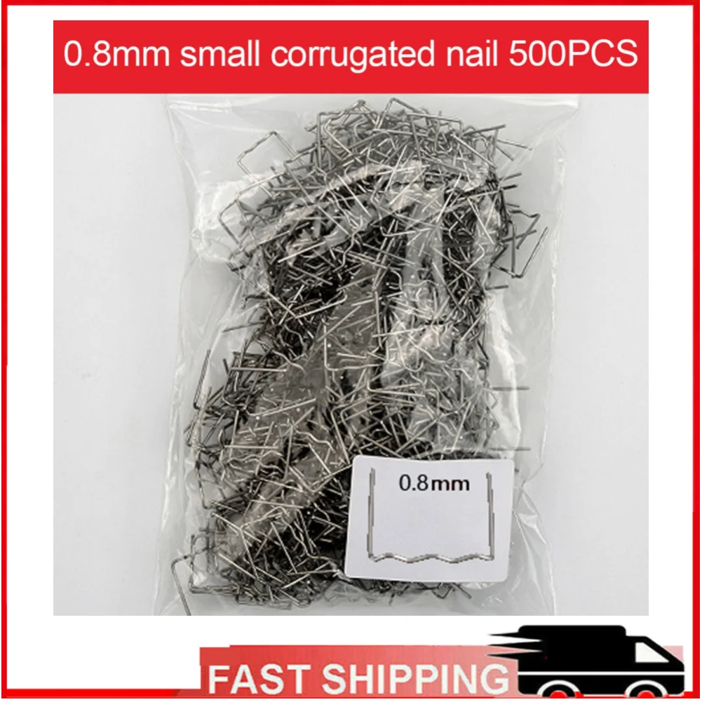 500 PCS 0.6/0.8mm Hot Stapler Staples SetFor Car Bumper Plastic Welder Automotive Repair Kit Hot-Stapler Welding Soldering Tools