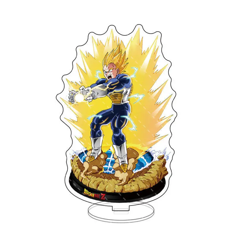 Neue Dragon Ball Son Goku Kakarotte Kreative personalisierte Acryl Anime Peripherie Ornamente Einfacher und exquisiter Stehtisch