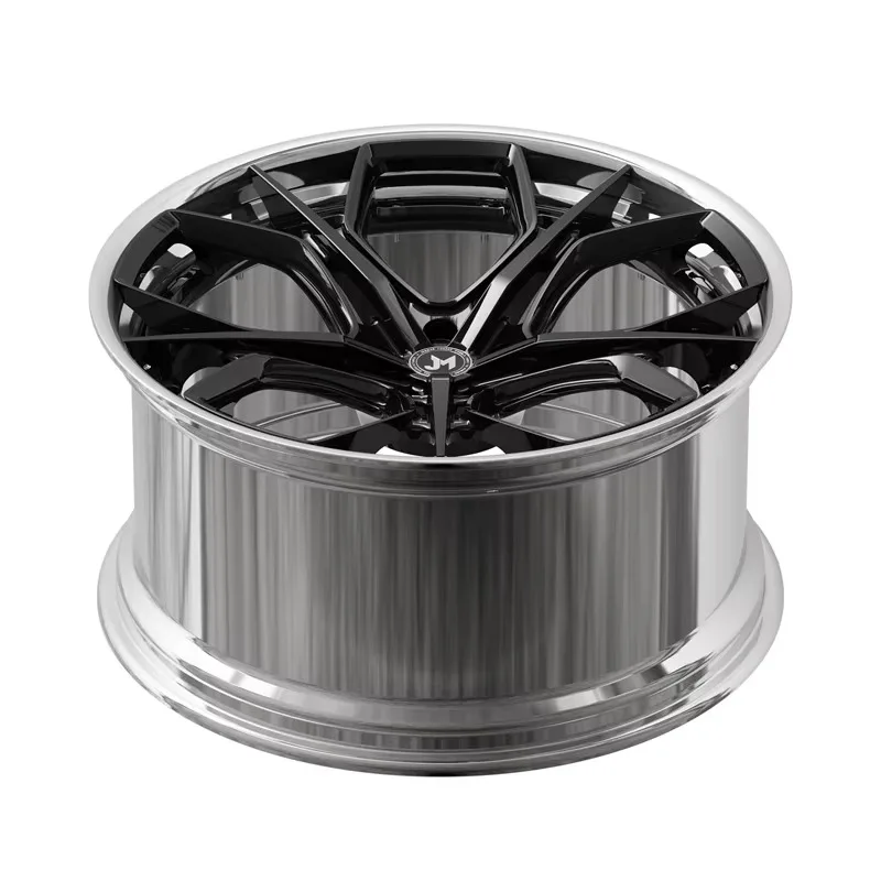 Hot Sales Customized Color & Size 18 19 20 21 22 23 24 26 Inch Matt Bronze / Brush Aluminum 5x112 Monoblock Deep Concave Forged