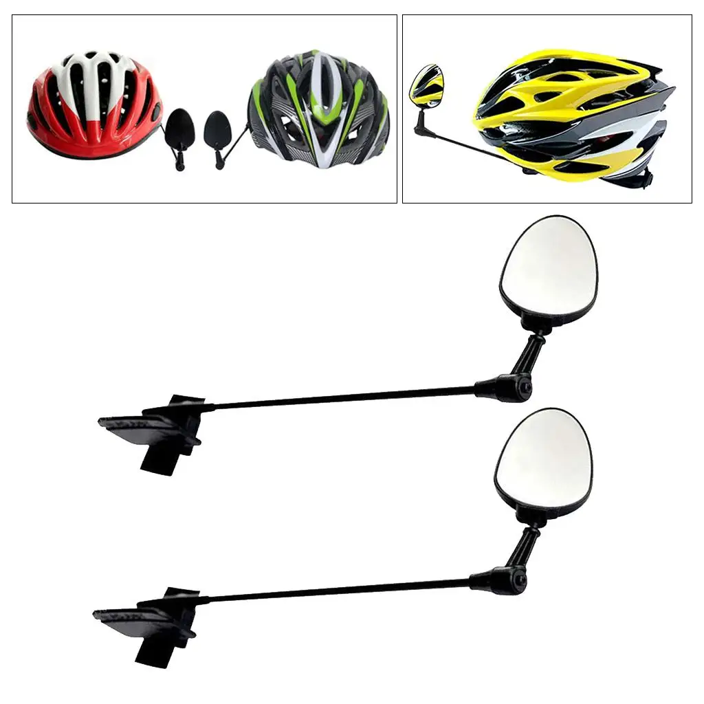 2x Durable Bike 60° Rotatable Cycling Rear View Rearview