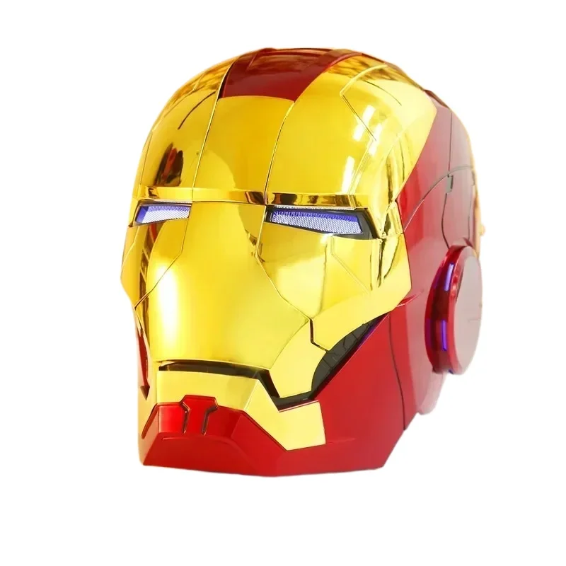 Iron Man Helm Mk5/MK50 Elektrisch Spraakgestuurd Bedienbaar Draagbaar 1:1 Masker Automatisch Openen Sluiten Model Figuur Volwassen Speelgoed Cadeau