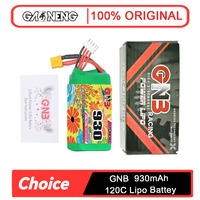 Gaoneng GNB 930mAh 120C Lipo Battery - 2S 7.4V/3S 11.1V/4S 14.8V/6S 22.2V, XT30 Plug Connector for FPV Racing Drone Spare Parts