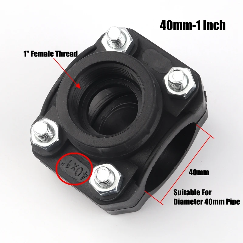 3pcs PE Water Pipe Connector Agricultural Fertilization Irrigation Tube Repair Tee Connectors Add Female Thread Interface Joint