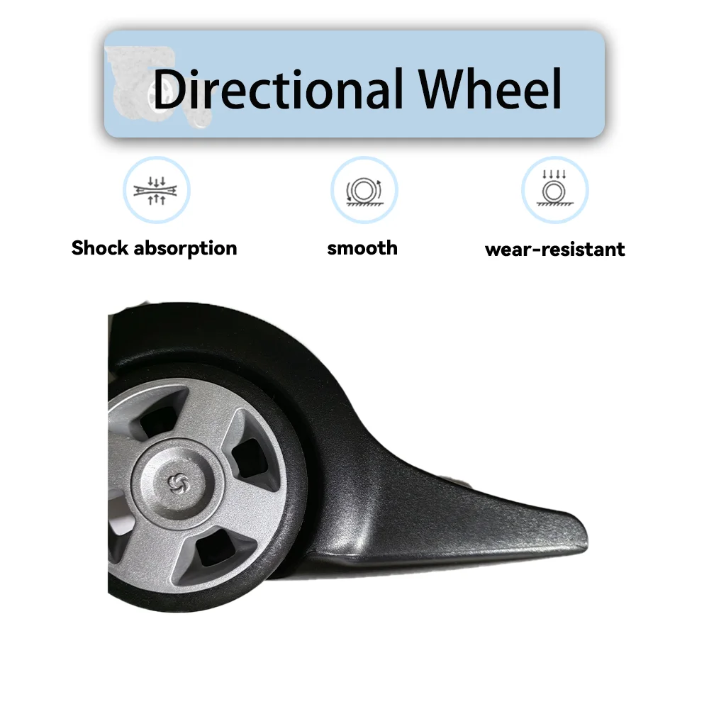 For Samsonite D047 Oxford Cloth Box Pulley Maintenance Adapted to Luggage Compartment Silent Directional Unidirectional Wheels