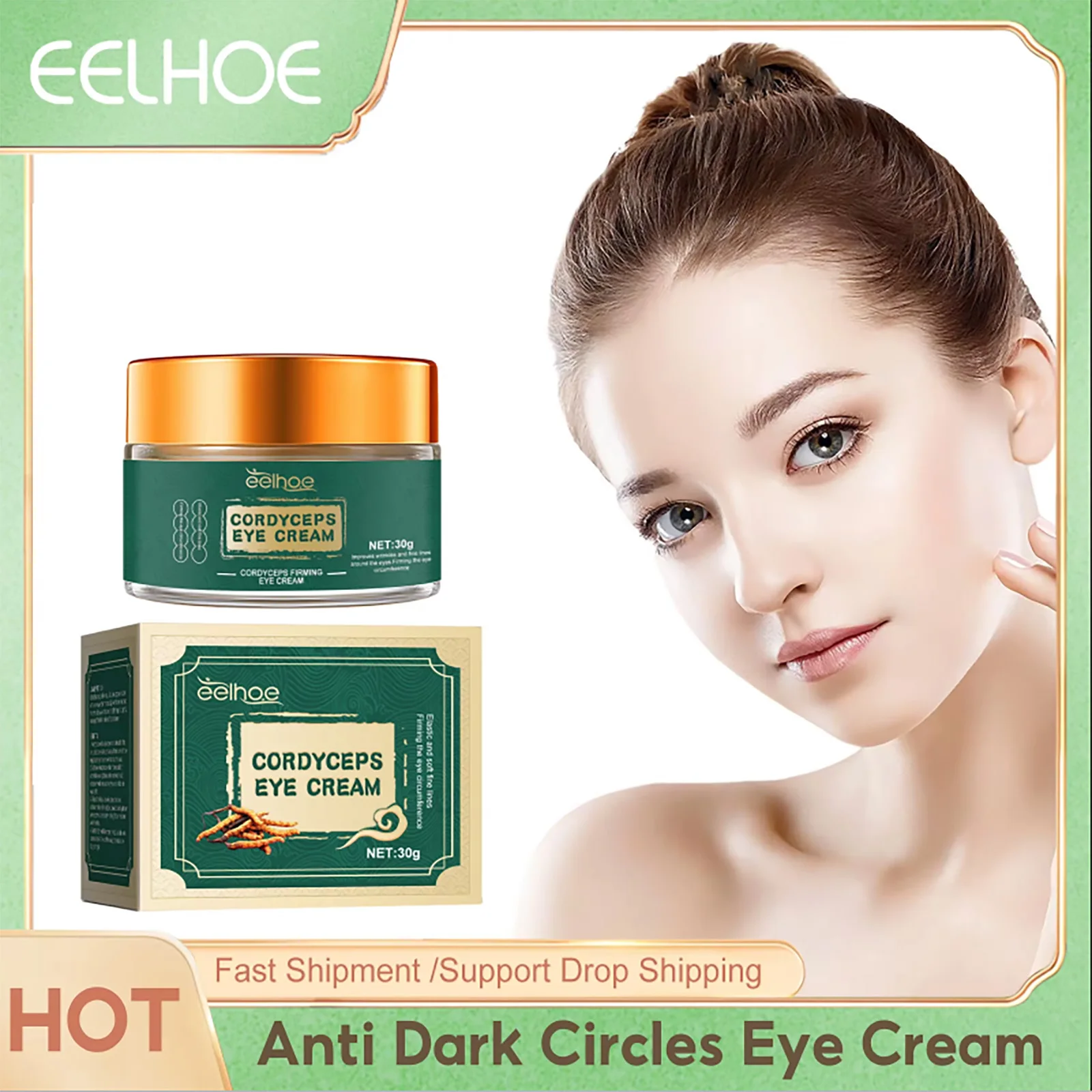 

Anti Dark Circles Eye Cream Anti Wrinkle Fade Fine Lines Remove Eye Bags Puffiness Moisturizing Skin Anti Aging Firming Eye Care