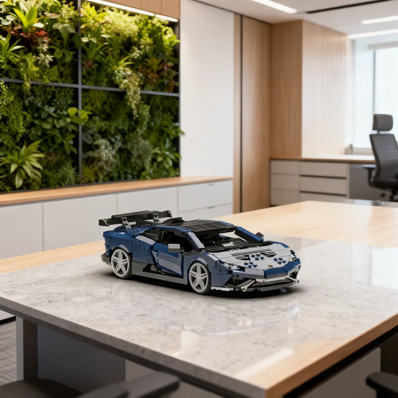 

Конструктор MOC Lamborghini Huracan STO (1237 деталей) — модель автомобиля, рождественский подарок, игрушка, креативная идея для самостоятельной сборки