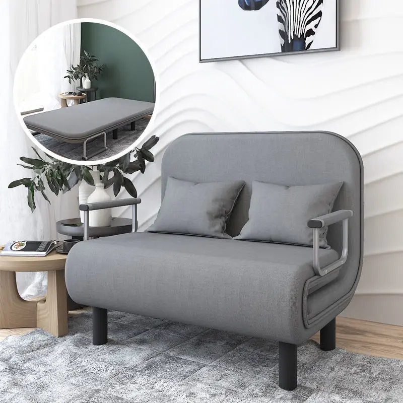 Multi-functional Hot Modern Convertible Fabric Swivel Single Seater Folding Sleeper Chair Sofa Bed