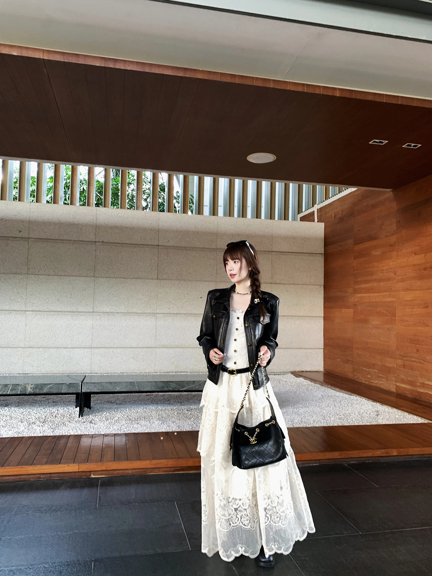 

Куртка Wior Vintage из двухцветной искусственной кожи с узором K и разрезами, модель Xiaojun Junbrany, молодежная повседневная